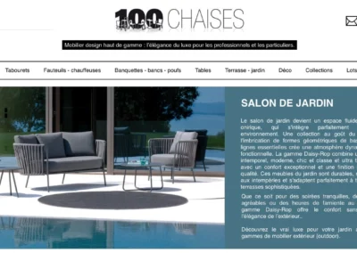 E-boutique Prestashop 100chaises