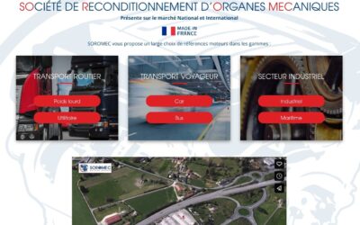 Création du site vitrine SOROMEC