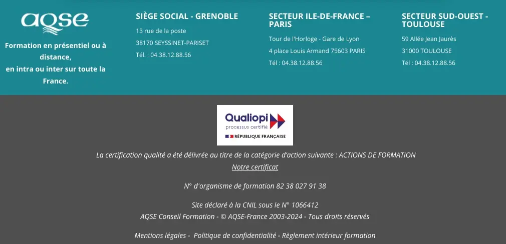 Organisme de formation certifié Qualiopi sur Grenoble