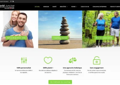 Création site WordPress Coach sportif