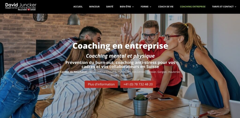 Pages dédiées par profil de visiteur du site