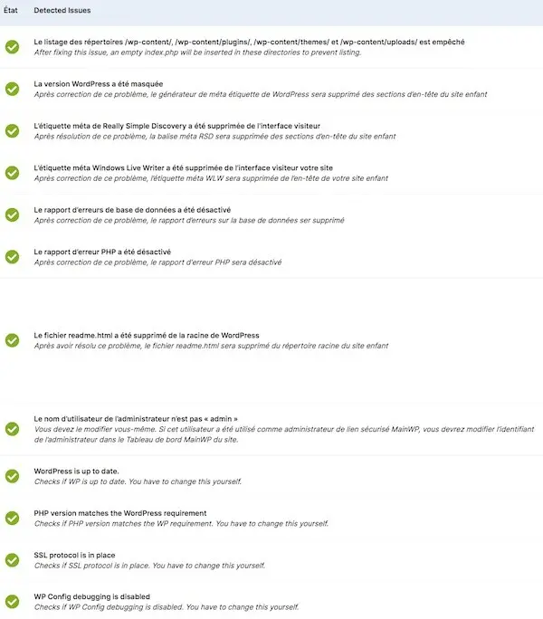 Optimisation de la sécurité d'un site WordPress - Hardening